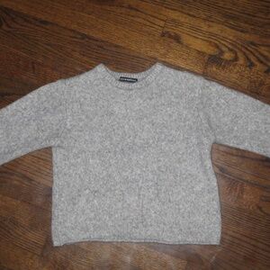 Brandy Melville Gray Cutoff Sweater